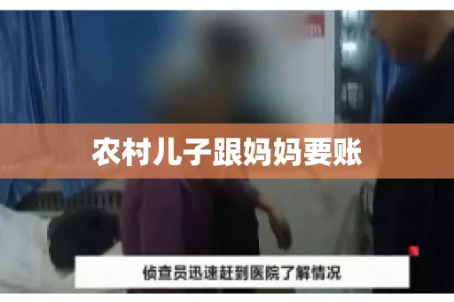 农村儿子跟妈妈要账
