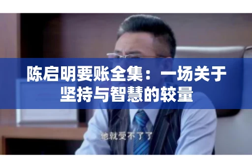 陈启明要账全集：一场关于坚持与智慧的较量