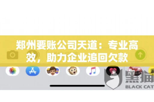 郑州要账公司天道:专业高效,助力企业追回欠款 郑州要账公司天道:专业高效,助力企业追回欠款
