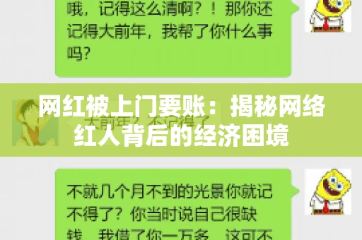 网红被上门要账：揭秘网络红人背后的经济困境