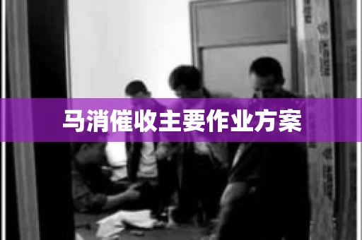 马消催收主要作业方案